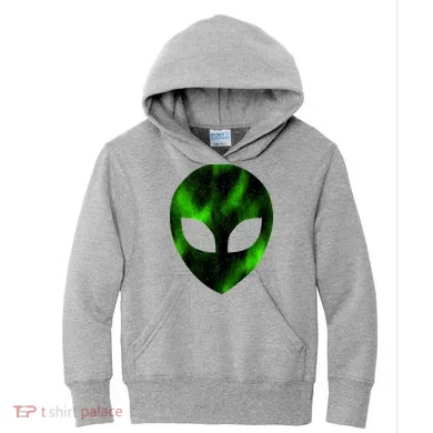 Alien Face Kids Hoodie