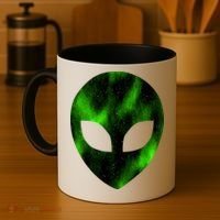 Alien Face Coffee Mug thumb 4