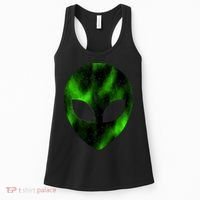 Alien Face Women's Tank Top thumb 0