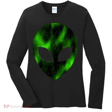 Alien Face Women's Long Sleeve Shirt