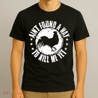 AinT Found A Way To Kill Me Yet Vintage Rooster T-Shirt thumb 3