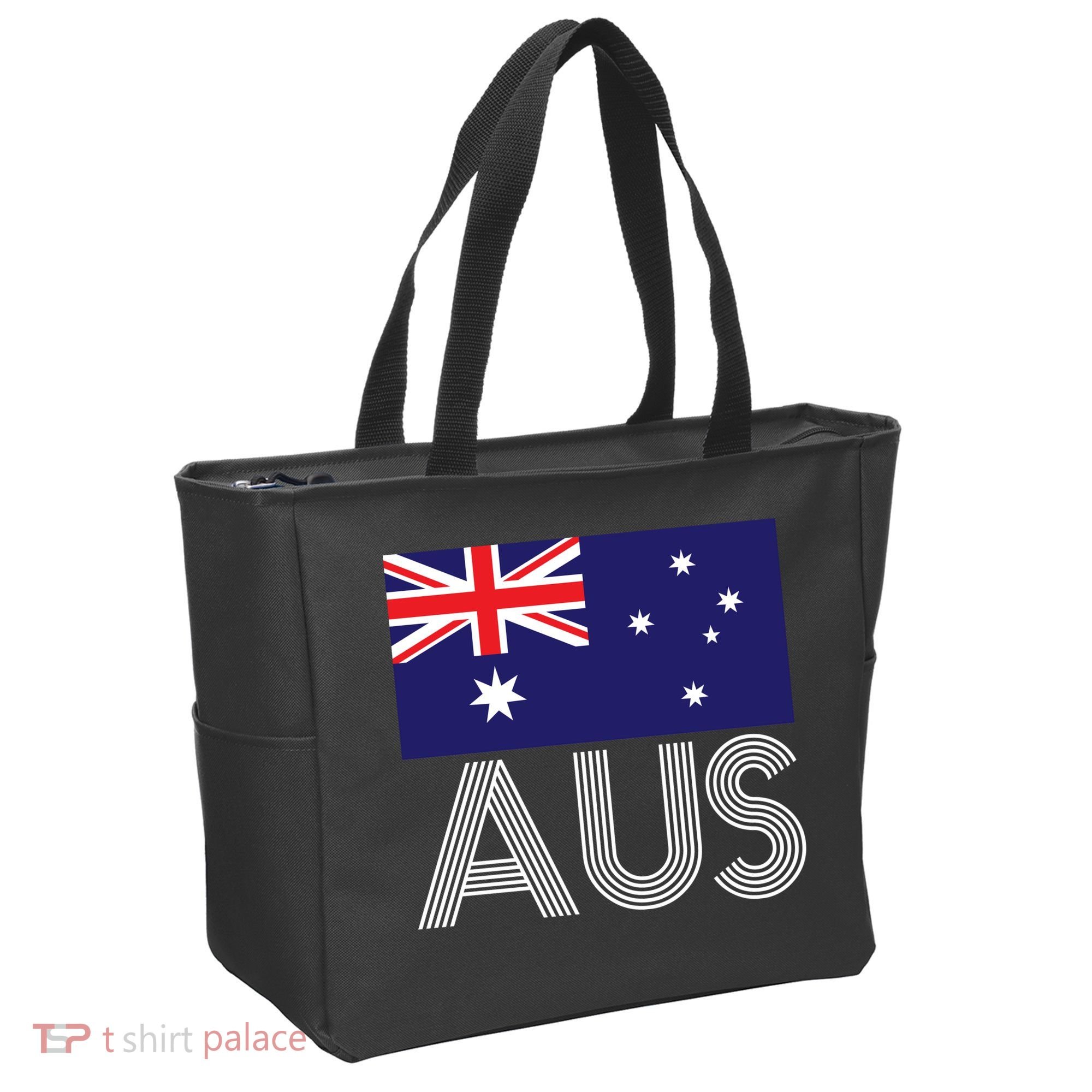 Australia Flag AUS Travel And Adventure Tote Bag