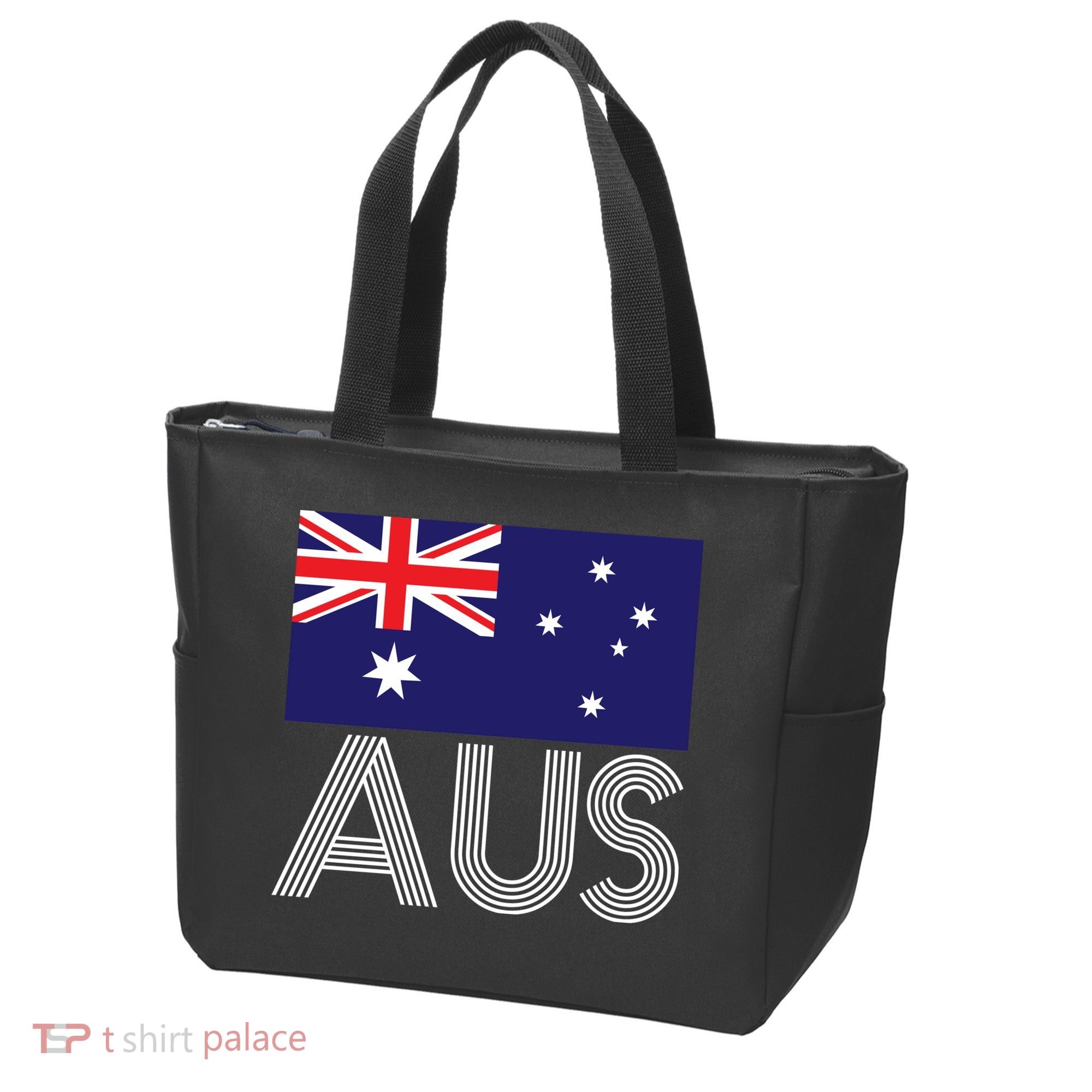 Australia Flag AUS Travel And Adventure Tote Bag