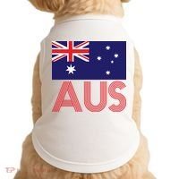 Australia Flag AUS Travel And Adventure Doggie Tank thumb 0
