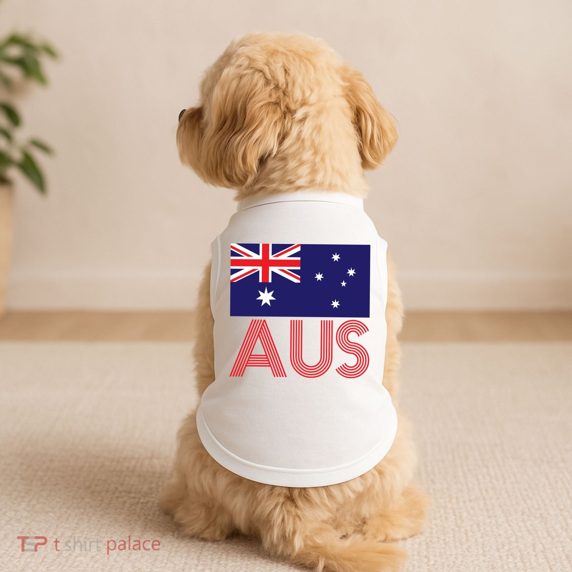 Australia Flag AUS Travel And Adventure Doggie Tank