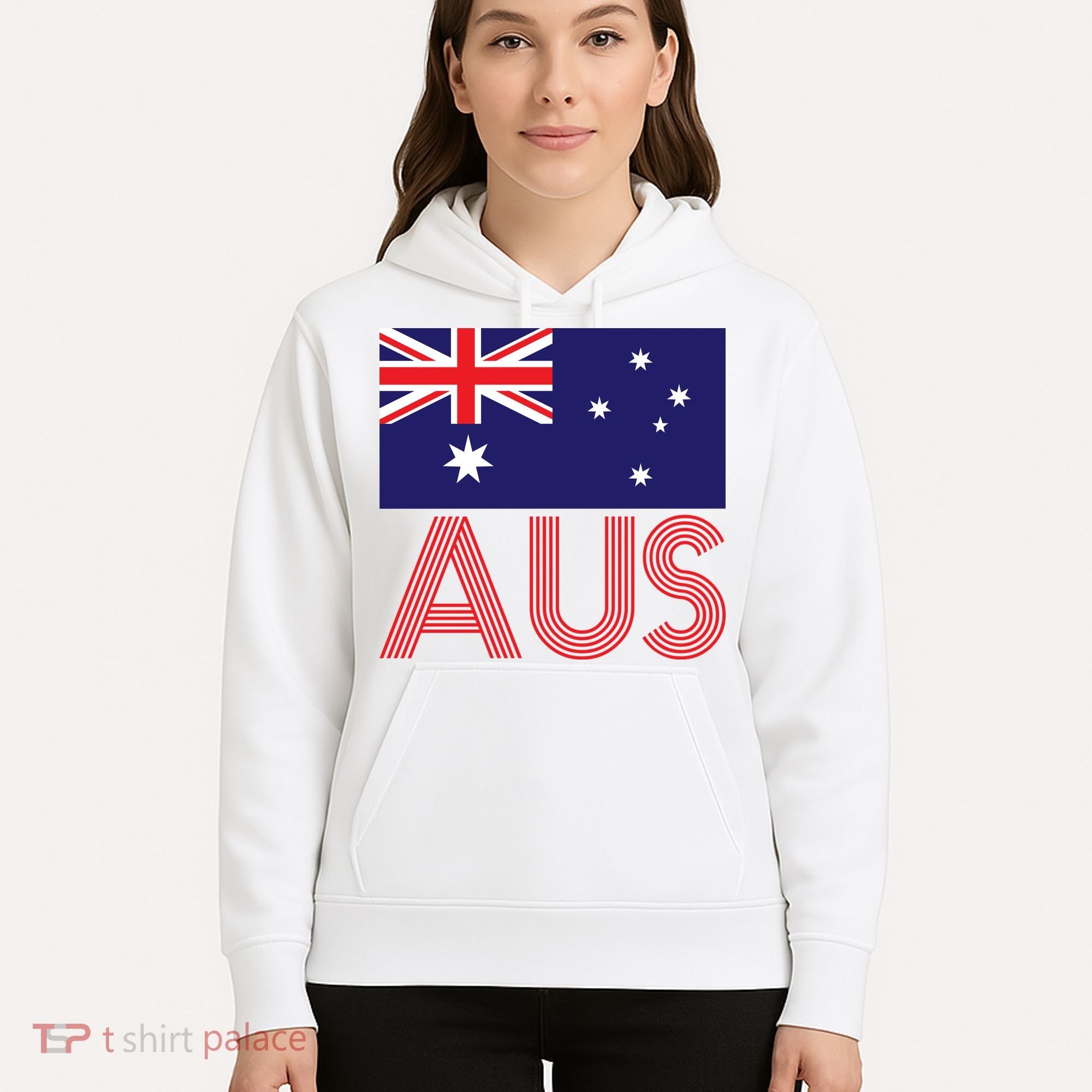 Australia Flag AUS Travel And Adventure Hoodie