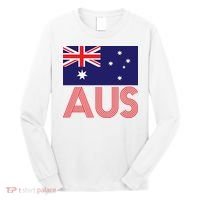 Australia Flag AUS Travel And Adventure Long Sleeve Shirt thumb 0