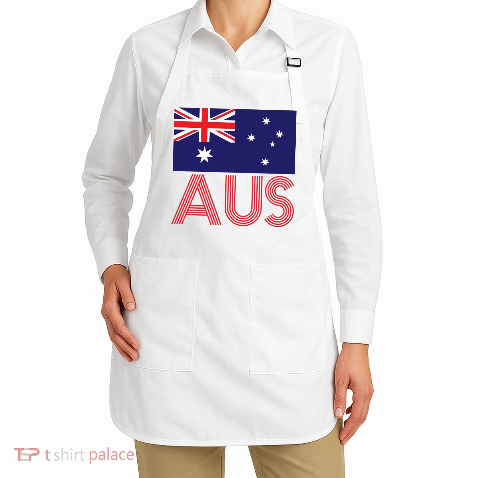Australia Flag AUS Travel And Adventure Apron