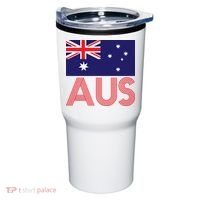 Australia Flag AUS Travel And Adventure Tumbler thumb 0
