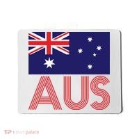 Australia Flag AUS Travel And Adventure Mousepad thumb 0