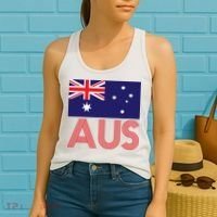 Australia Flag AUS Travel And Adventure Women's Tank Top thumb 2