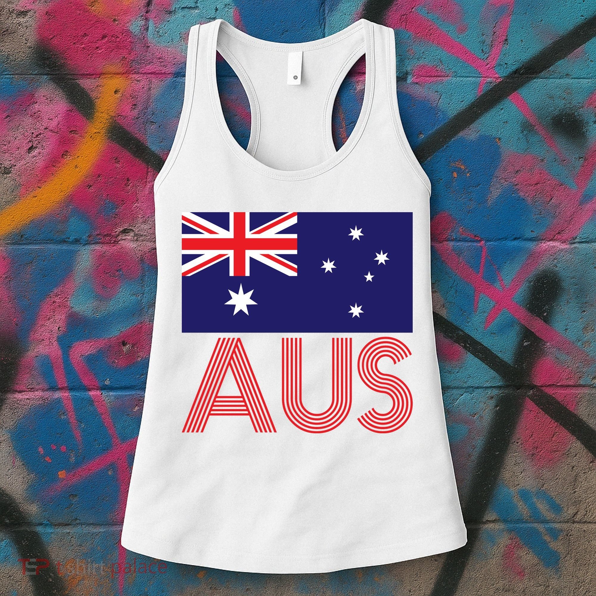 Australia Flag AUS Travel And Adventure Women's Tank Top