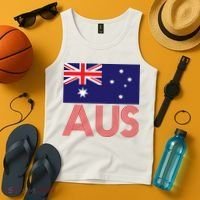 Australia Flag AUS Travel And Adventure Tank Top thumb 4