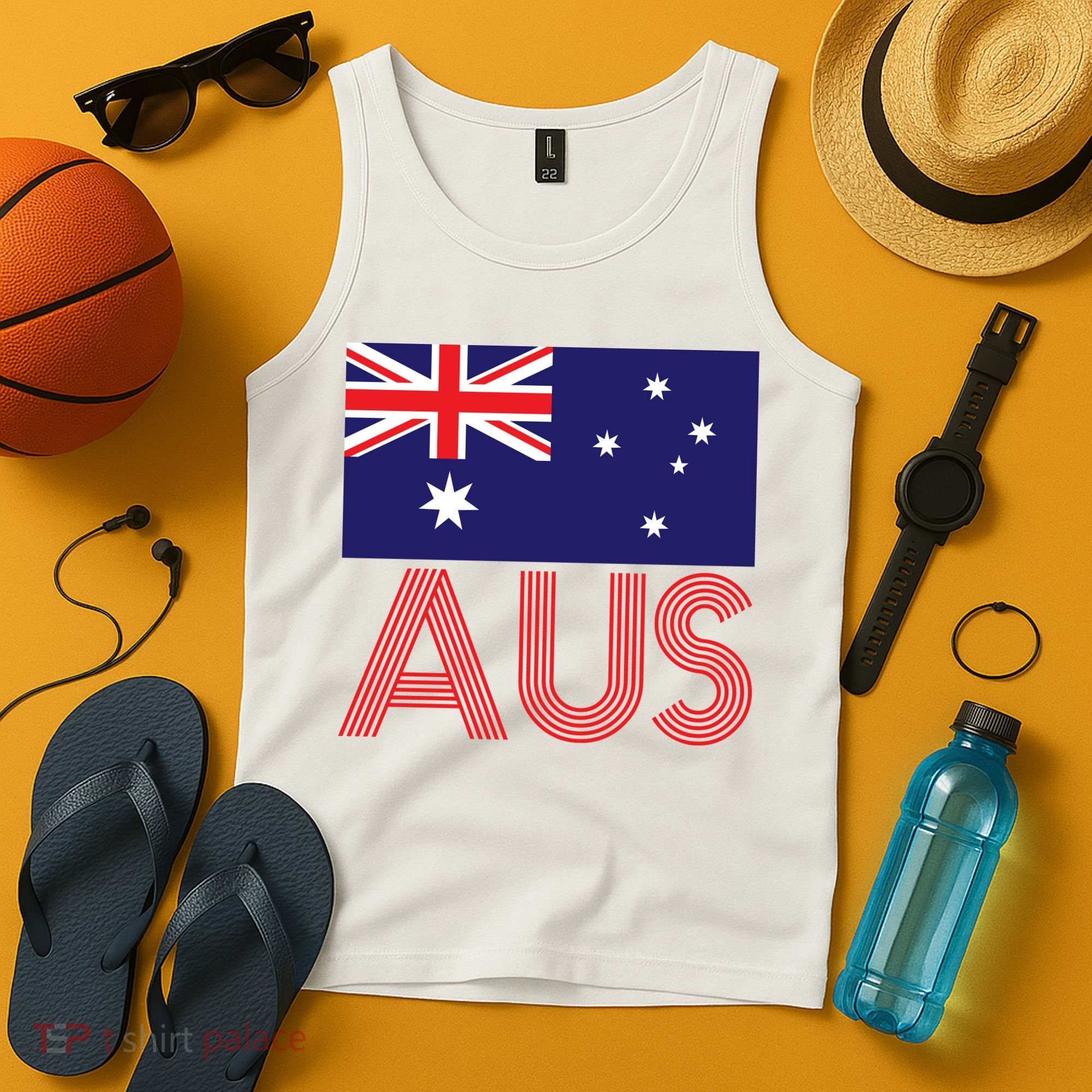 Australia Flag AUS Travel And Adventure Tank Top