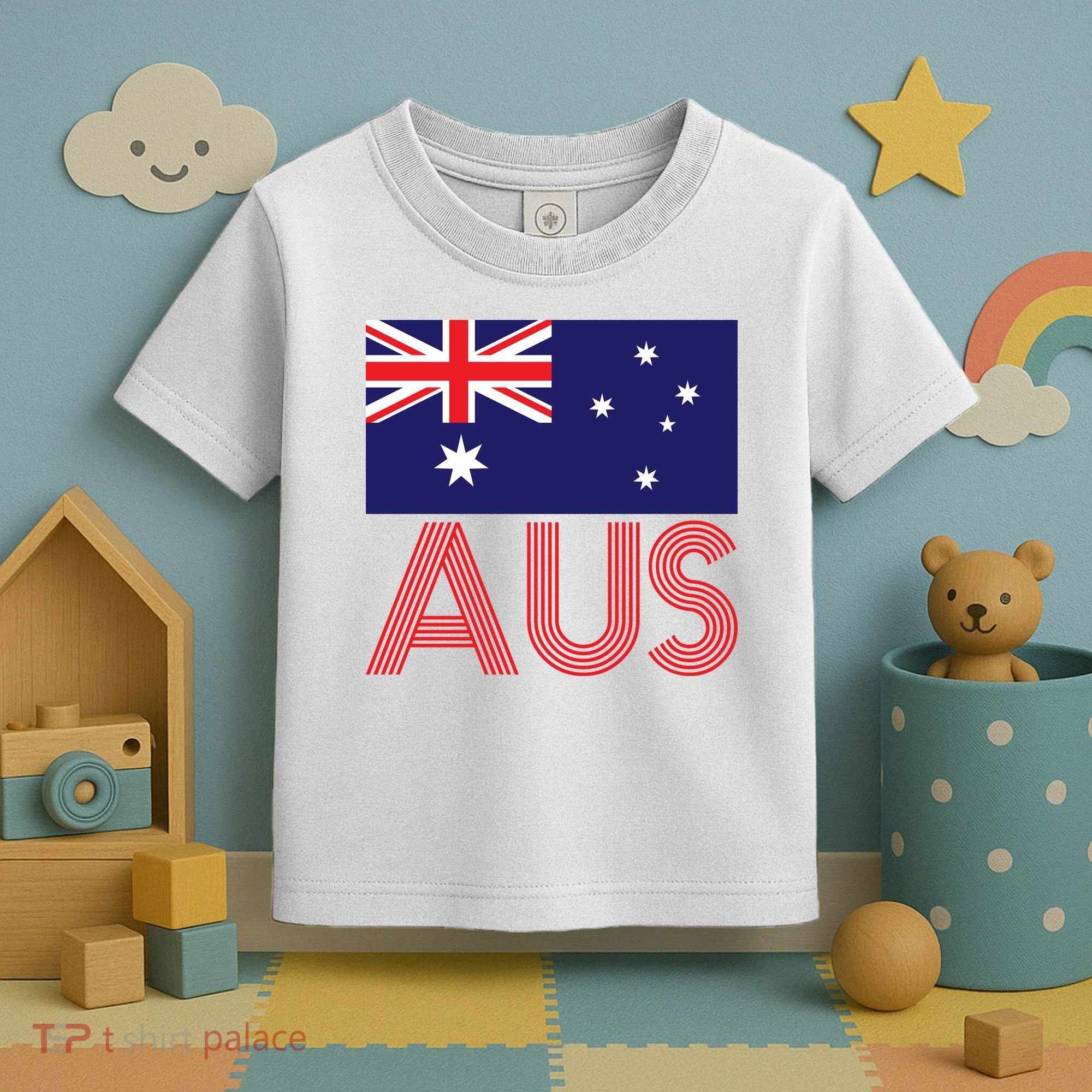 Australia Flag AUS Travel And Adventure Toddler T-Shirt