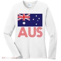 Australia Flag AUS Travel And Adventure Women's Long Sleeve Shirt thumb 0