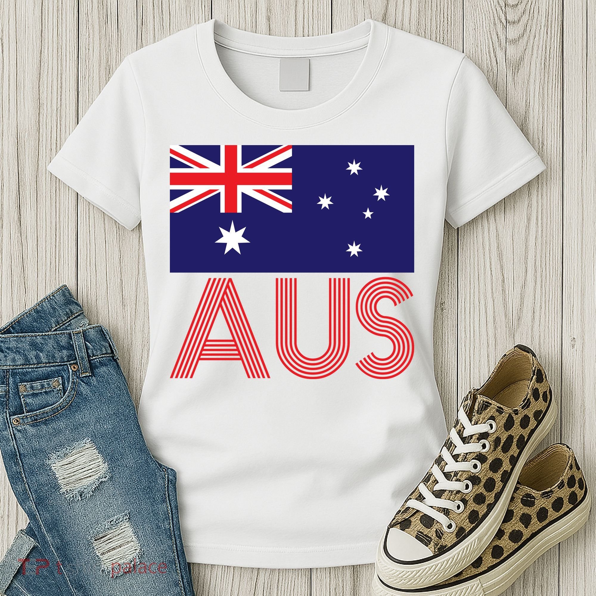 Australia Flag AUS Travel And Adventure Women's T-Shirt