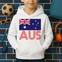 Australia Flag AUS Travel And Adventure Kids Hoodie thumb 2