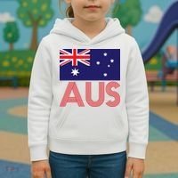 Australia Flag AUS Travel And Adventure Kids Hoodie thumb 3