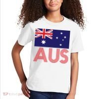Australia Flag AUS Travel And Adventure Kids T-Shirt thumb 2