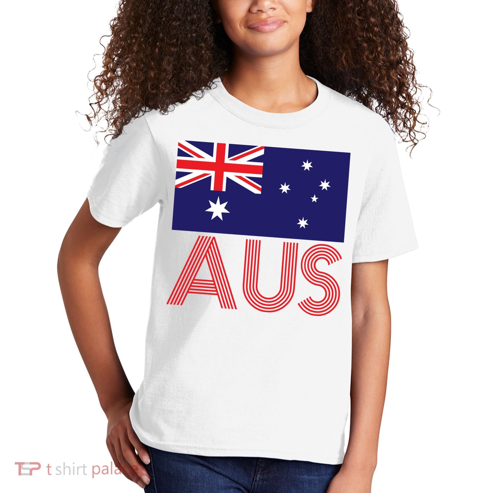 Australia Flag AUS Travel And Adventure Kids T-Shirt