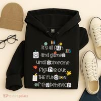 All Fun And Games Function Of Behavior Analyst ABA BCBA Hoodie thumb 4