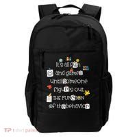All Fun And Games Function Of Behavior Analyst ABA BCBA Backpack thumb 0