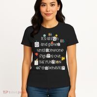 All Fun And Games Function Of Behavior Analyst ABA BCBA Women's T-Shirt thumb 4
