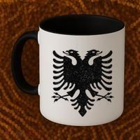 Albania Flag Albanian Doubleheaded Eagle Coffee Mug thumb 2