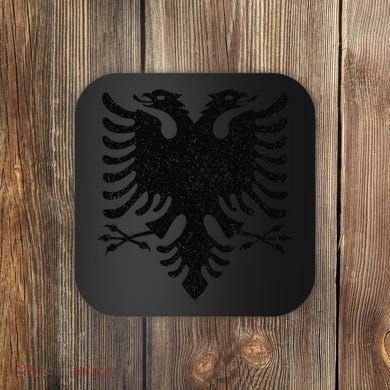 Albania Flag Albanian Doubleheaded Eagle Coaster