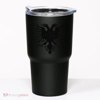 Albania Flag Albanian Doubleheaded Eagle Tumbler thumb 0