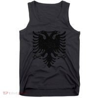 Albania Flag Albanian Doubleheaded Eagle Tank Top thumb 0