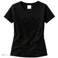 Albania Flag Albanian Doubleheaded Eagle Women's T-Shirt thumb 0