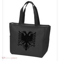Albania Flag Albanian Doubleheaded Eagle Tote Bag thumb 3
