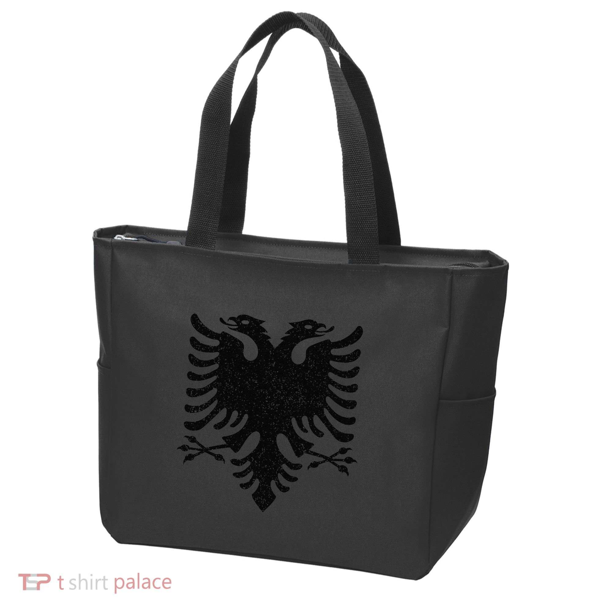 Albania Flag Albanian Doubleheaded Eagle Tote Bag