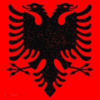 Albania Flag Albanian Doubleheaded Eagle Santa Hat thumb 1