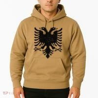 Albania Flag Albanian Doubleheaded Eagle Hoodie thumb 2