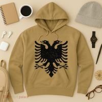 Albania Flag Albanian Doubleheaded Eagle Hoodie thumb 3