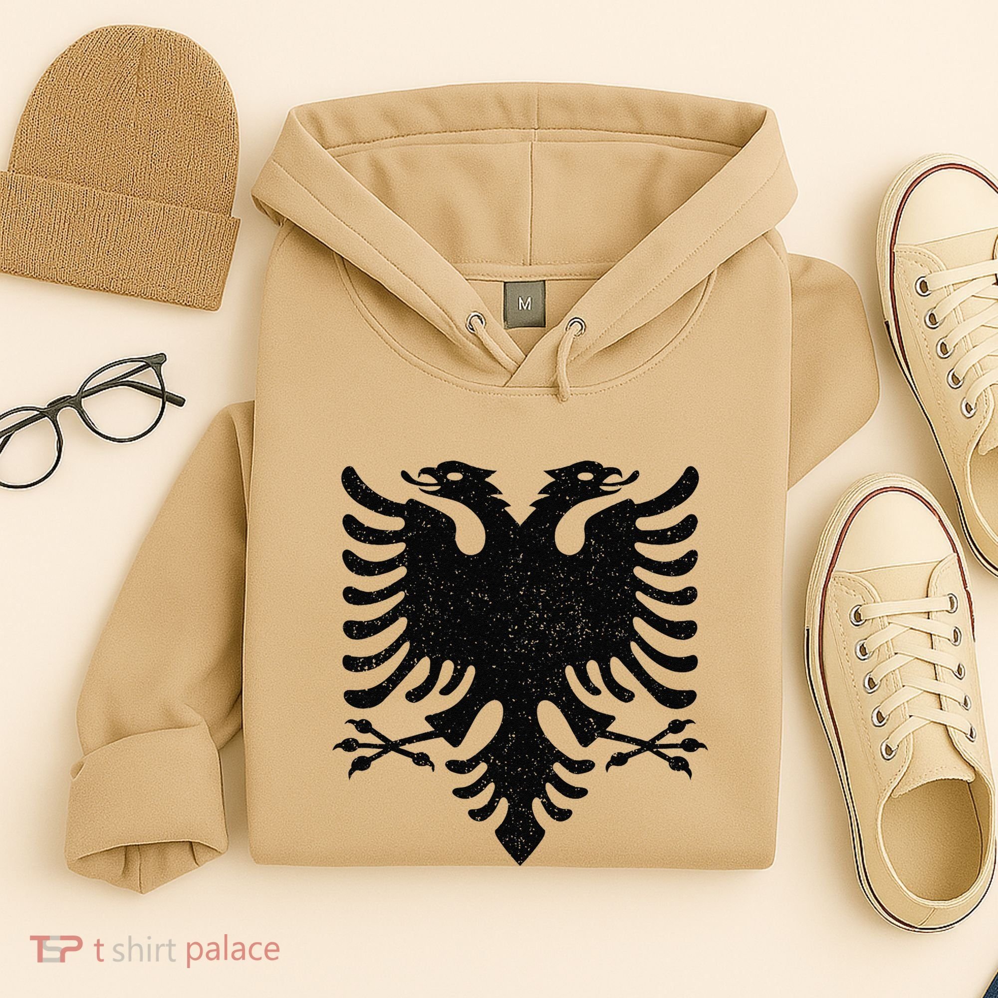Albania Flag Albanian Doubleheaded Eagle Hoodie