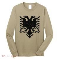 Albania Flag Albanian Doubleheaded Eagle Long Sleeve Shirt thumb 0