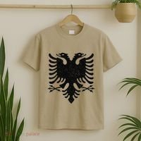 Albania Flag Albanian Doubleheaded Eagle T-Shirt thumb 2
