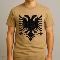 Albania Flag Albanian Doubleheaded Eagle T-Shirt thumb 3