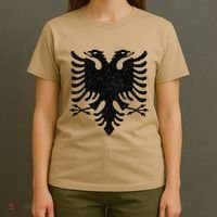 Albania Flag Albanian Doubleheaded Eagle T-Shirt thumb 4
