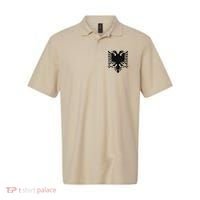 Albania Flag Albanian Doubleheaded Eagle Polo thumb 0