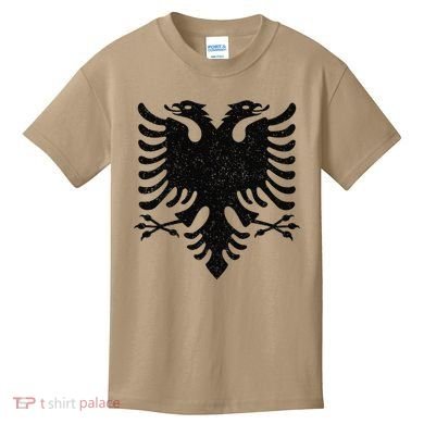 Albania Flag Albanian Doubleheaded Eagle Kids T-Shirt
