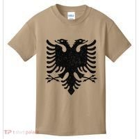 Albania Flag Albanian Doubleheaded Eagle Kids T-Shirt thumb 0