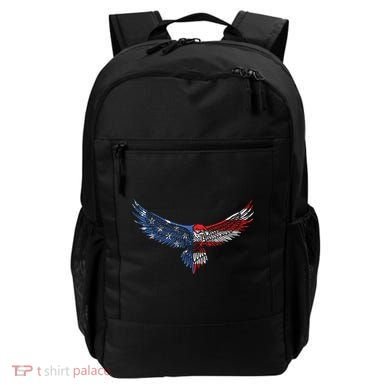 American Flag An Eagle Mullet Patriotic For Dad Husband Backpack