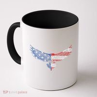 American Flag An Eagle Mullet Patriotic For Dad Husband Coffee Mug thumb 0
