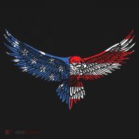 American Flag An Eagle Mullet Patriotic For Dad Husband Coaster thumb 2