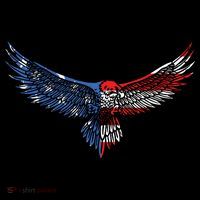 American Flag An Eagle Mullet Patriotic For Dad Husband Women's Hoodie thumb 2